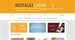 Desktop Screenshot of nostalgiladan.se